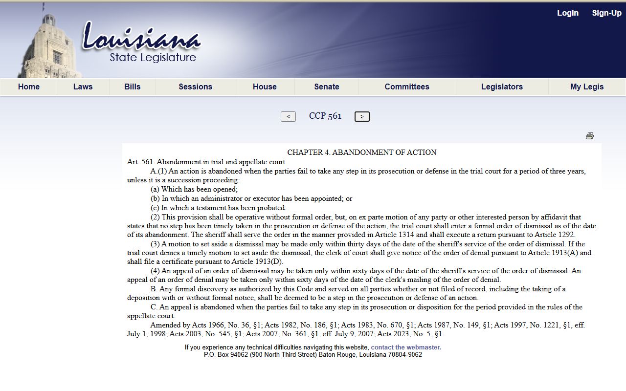 Lincoln Parish County probate records Louisiana civil abandonment succession exception